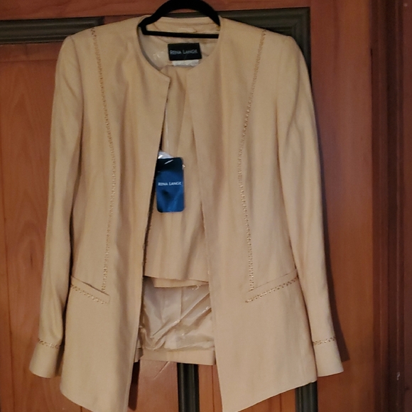 Nwt $1540 Rena Lange Skirt Suit